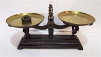 Lot 147   1880 Cast Iron & Brass Counter Scale.