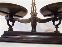 Lot 147   1880 Cast Iron & Brass Counter Scale.