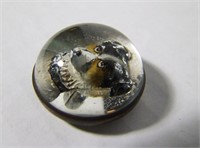 Lot 171   C/1870 Dog portrait button or brooch