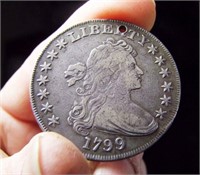 Lot 187   1799 Draped Bust Silver Dollar