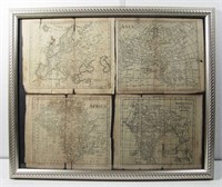 Lot 190   C/1800 4 Hand Engraved Maps