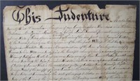 Lot 192   Dated 1813 All Handwritten Indenture