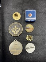 Lot of medal and pin