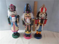 3pc Wood Nut Crackers