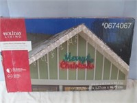 Merry Christmas Lighted Holiday Sign - NOS