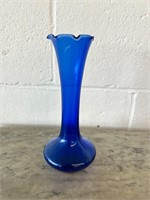 Vintage cobalt bud vase