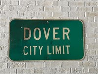 Dover City Limit traffic sign