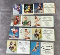 11 advertising cards, Sanford gold & company