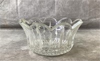 4"x8” vintage lead crystal bowl