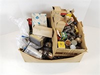 Box of Assorted Tube Lights/ Fuses For Recievers