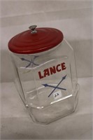 11.5" H Lance Jar w/ lid