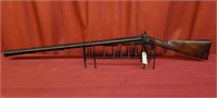London SXSide 12 gauge muzzle loader with hammers