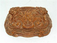 VINTAGE SYROCO WOOD DRESSER BOX SYRACUSE N.Y.