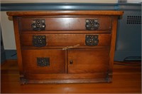 Vintage Solid Oak Cabinet 36"wx18.5"x25.5"h (2