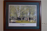 2-Framed Print "The Paddock Keeneland Race