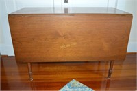 Vintage Wood Drop Leaf Table