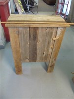 Custom Cedar Barn Wood Cabinet Stand