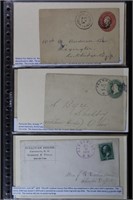 US Stamps 1880s 20+ Covers with fancy cancels