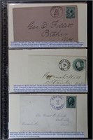 US Stamps 1880s 20+ Covers with fancy cancels
