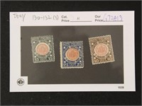 Italy Stamps Mint Group on Dealer Cards
