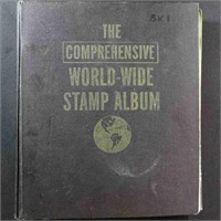 Worldwide Stamps A-D on mixed pages in album throu