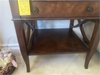 WOOD END TABLES - 28''x26''x26''