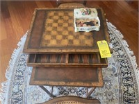 GAME TABLE (CHESS / CHECKERS / BACKGAMMON) WITH 2