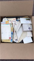 US Stamps Covers 1500+ in Bankers box, wide variet
