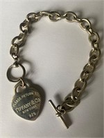 Please return to Tiffany & Co Heart 925 bracelet