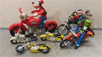 Lot of Motorcycle Toys