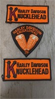 Harley Davidson Knucklehead Patches