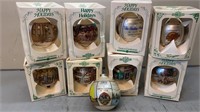 Collection of Harley Davidson Christmas Ornaments