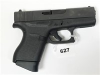 Glock 43 9mm pistol, s#AEXU678 - background check