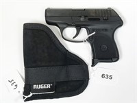 Ruger LCP 380ca pistol, s#372419169, in soft