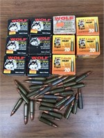 7.62x39mm ammunition, assorted, 250rds