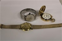 3pc Men's Watches; (1) Automatic Paul Pevgeot