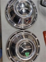 2 10" Plymouth Valliant hub caps