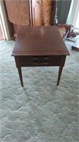 MCM End Table 20" Tall x 20" x 28"