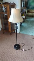 Wrought Iron Floor Lamp 58" Tall