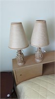 Pair of Desk Lamps 20" Tall