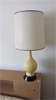 Yellow Lamp Repaired 33" Tall