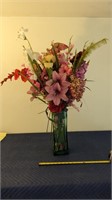 Silk Flowers in Vase