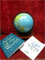 Cram's world atlas 12" globe.