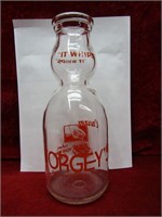 Forgey's cream top milk bottle.