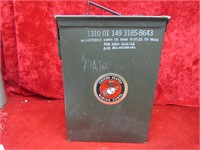 Green ammunition box.