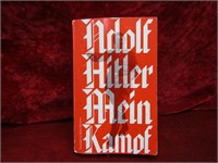 Adolf Hitler Mein Kampf book. Softcover.