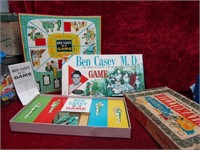 (2)Vintage board games. Ben Casey, Billionaire.