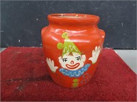 Antique clown cookie jar.