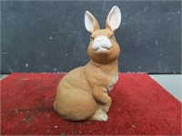 Rabbit yard décor figure.