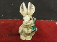 Rabbit yard décor figure.